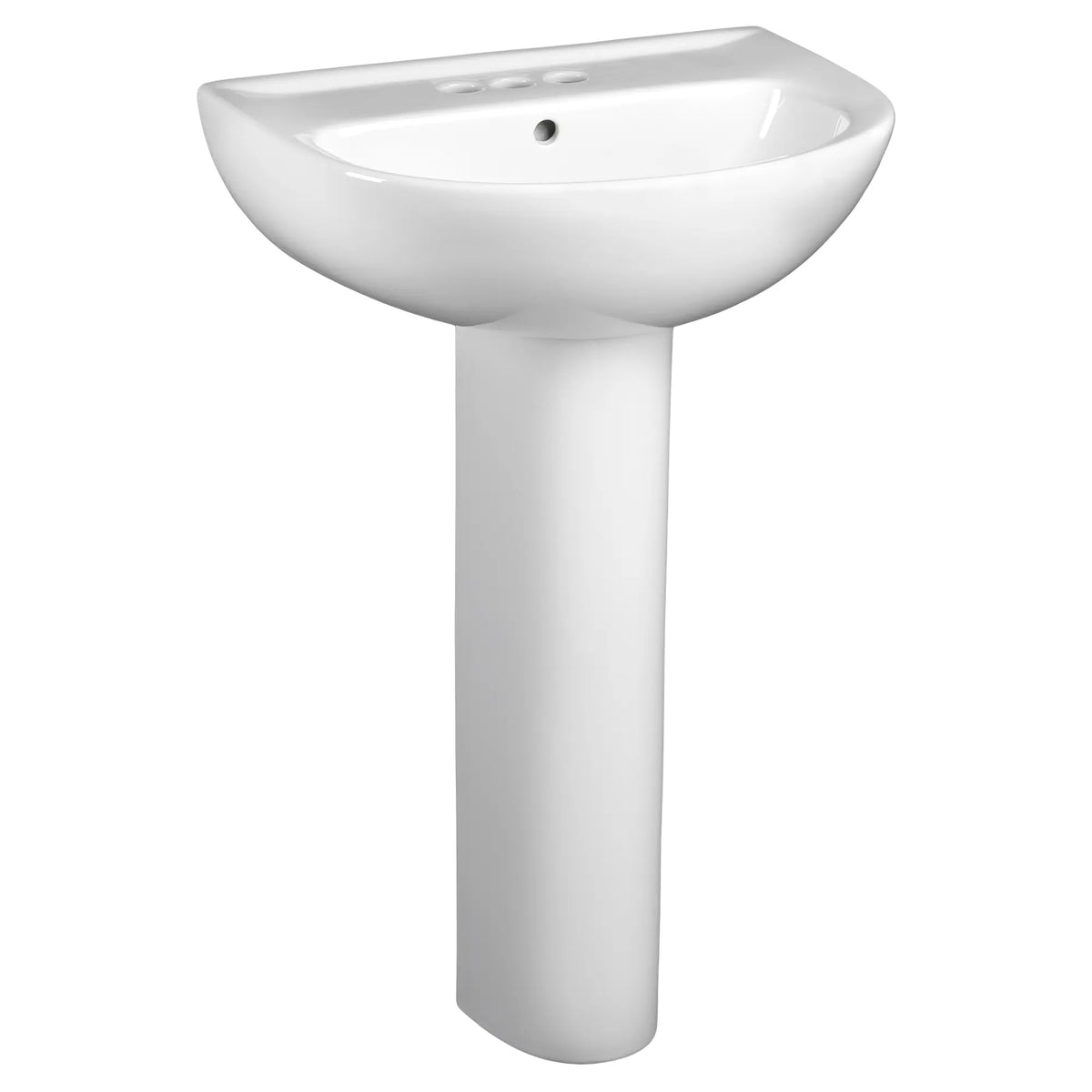 American Standard 22-Inch Evolution 4-Inch Centerset Pedestal Sink Top - details