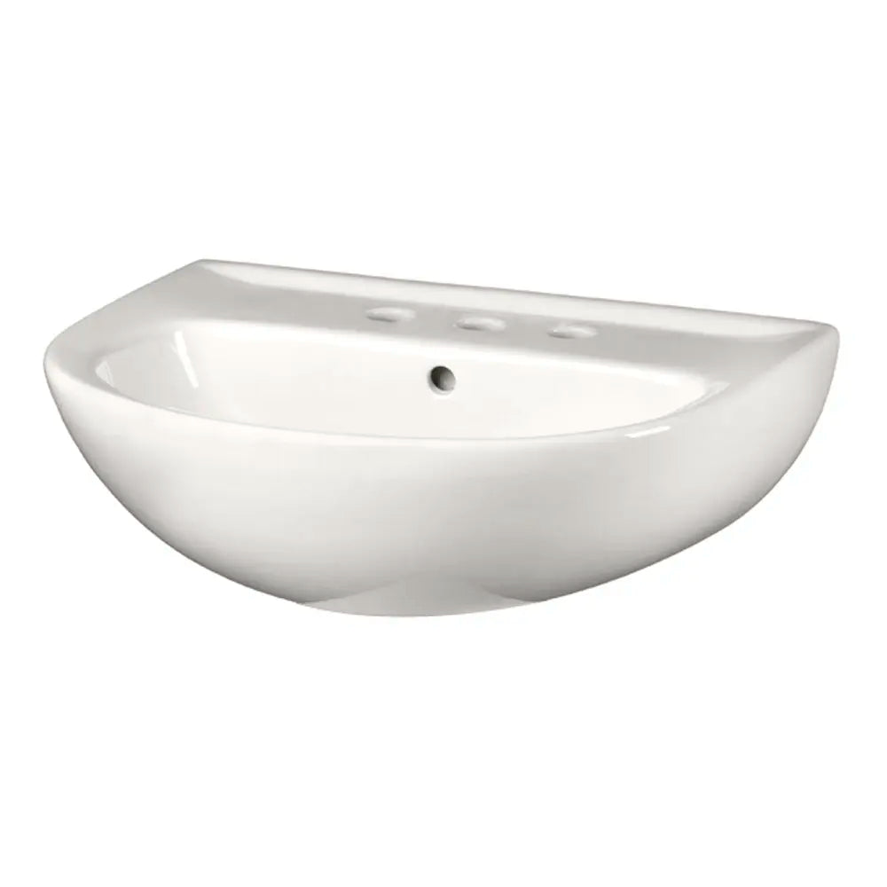 American Standard 22-Inch Evolution 8-Inch Widespread Pedestal Sink Top - details