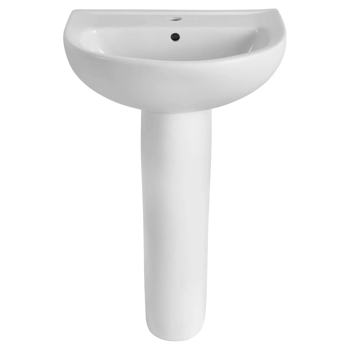 American Standard 22-Inch Evolution Center Hole Only Pedestal Sink Top and Leg Combination - White