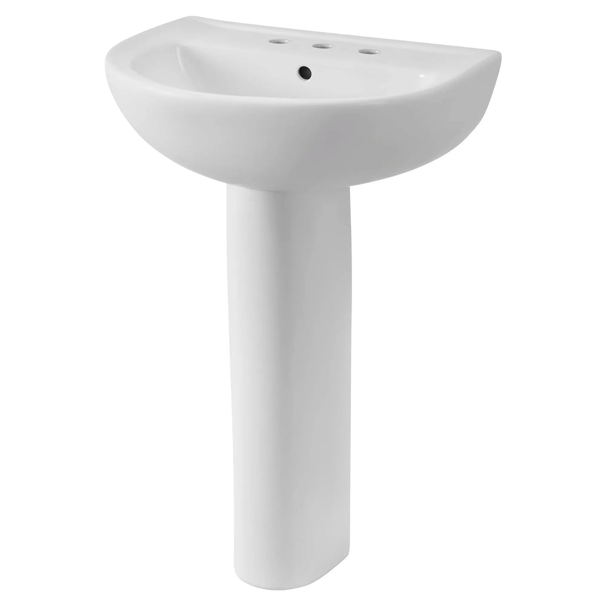 American Standard 22-Inch Evolution 8-Inch Widespread Pedestal Sink Top and Leg Combination - details
