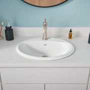 American Standard Aqualyn Drop-In Sink With Center Hole Only - White