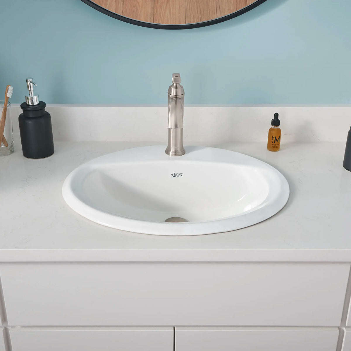 American Standard Aqualyn Drop-In Sink With Center Hole Only - details