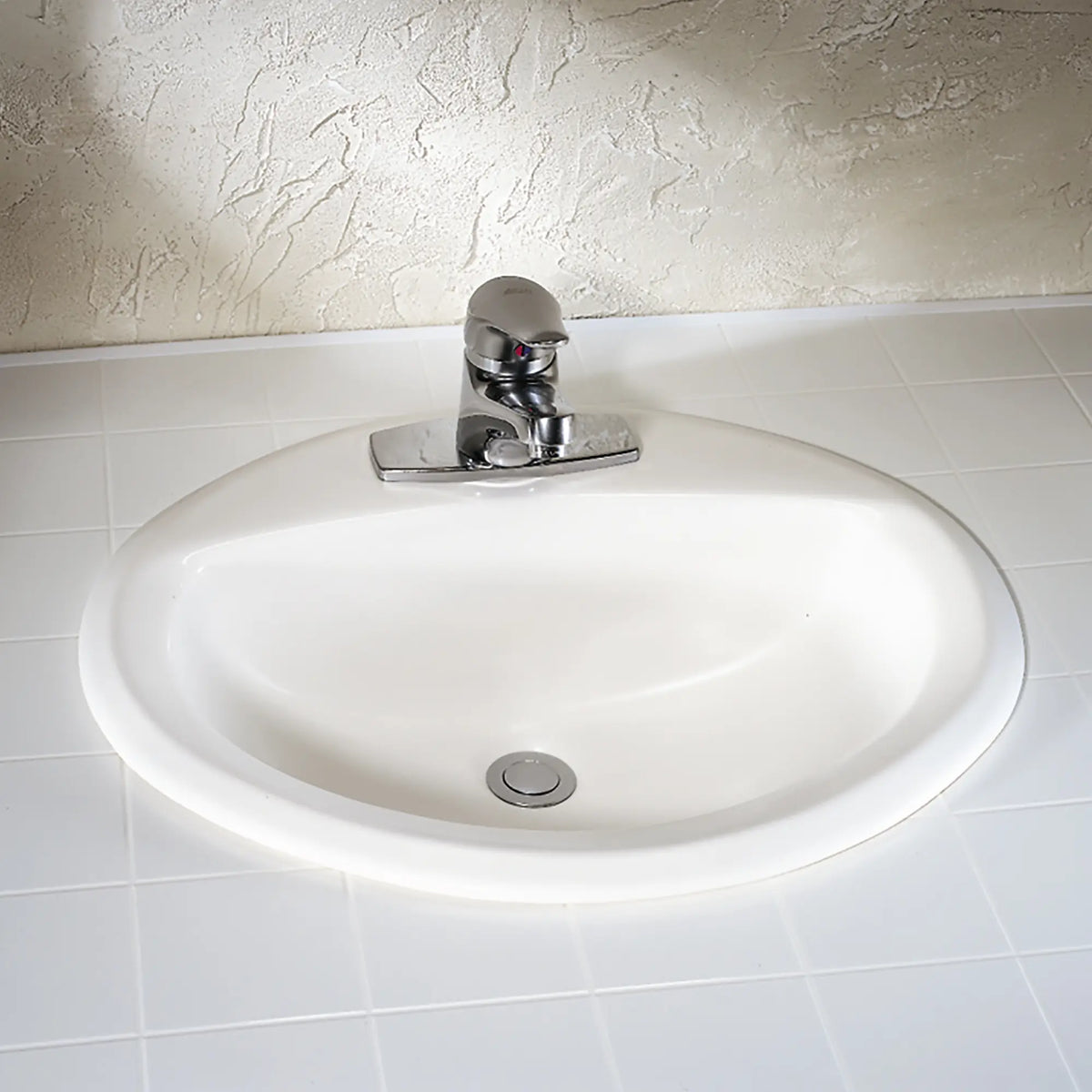 American Standard Aqualyn Drop-In Sink With 4-Inch Centerset - White