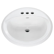 American Standard Rondalyn Drop-In Sink With 4-Inch Centerset - White