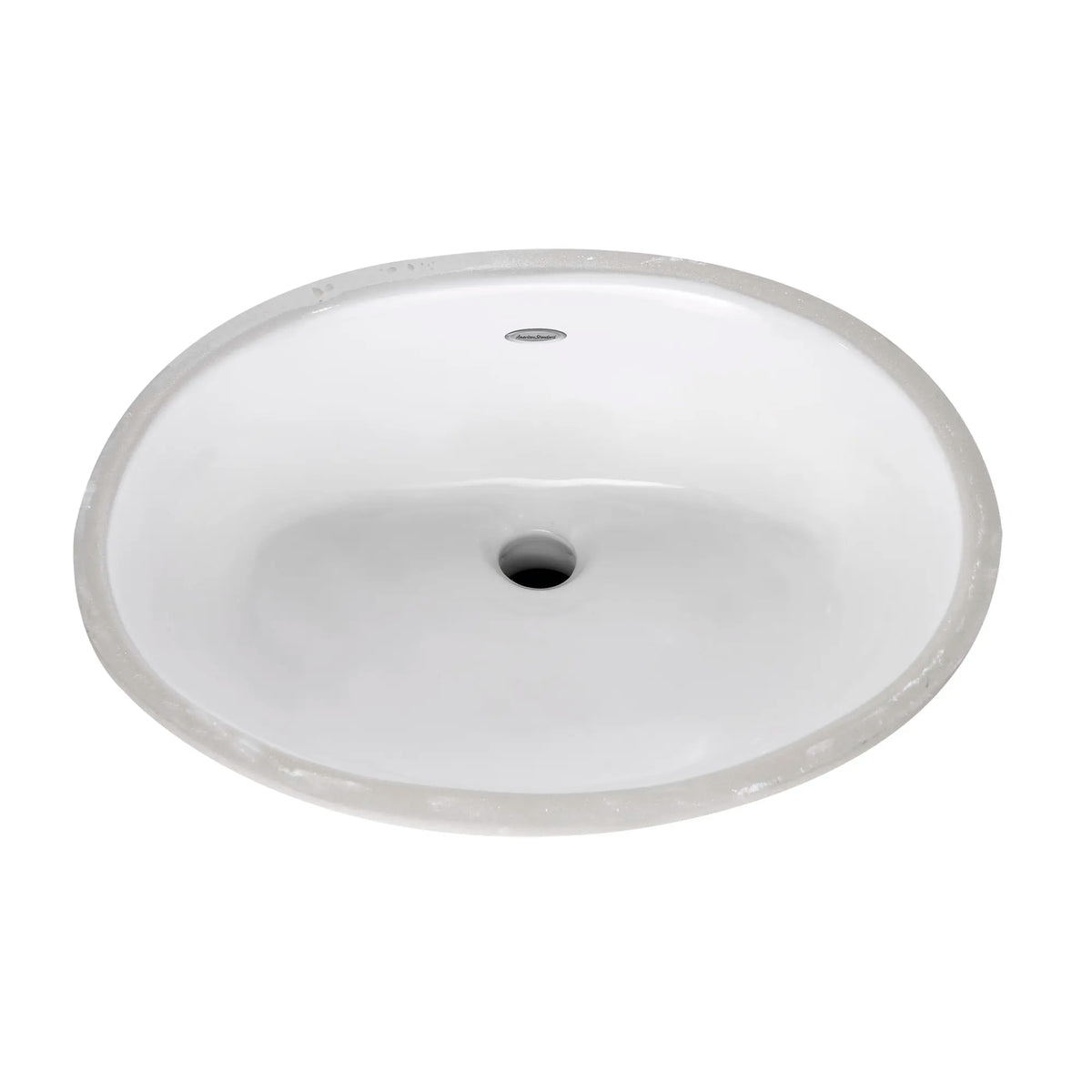American Standard Ovalyn Small Under Counter Sink With Glazed Underside - White