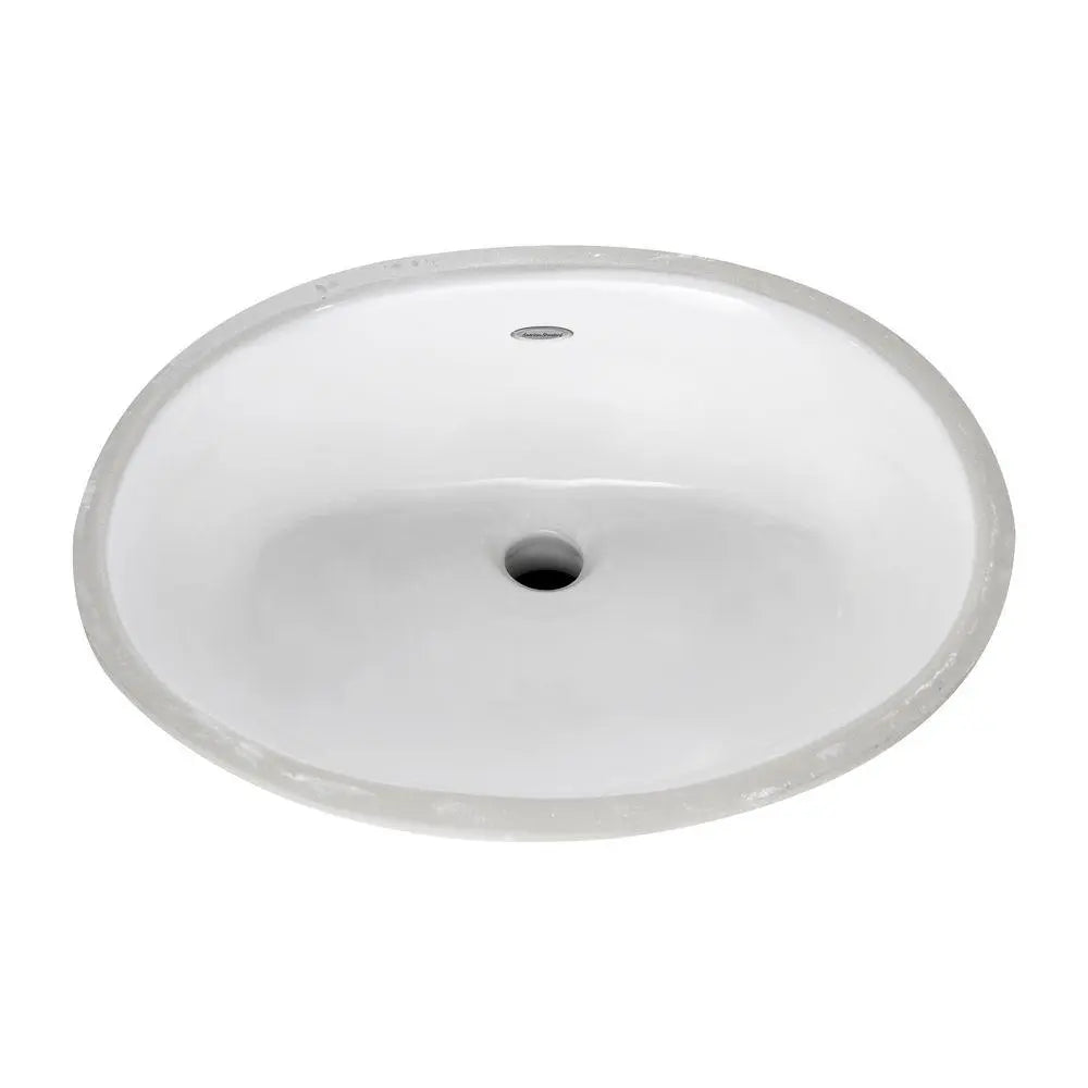 American Standard Ovalyn Medium Under Counter Sink With Glazed Underside - White