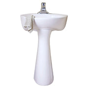 American Standard Cornice Center Hole Only Pedestal Sink Top and Leg Combination - White