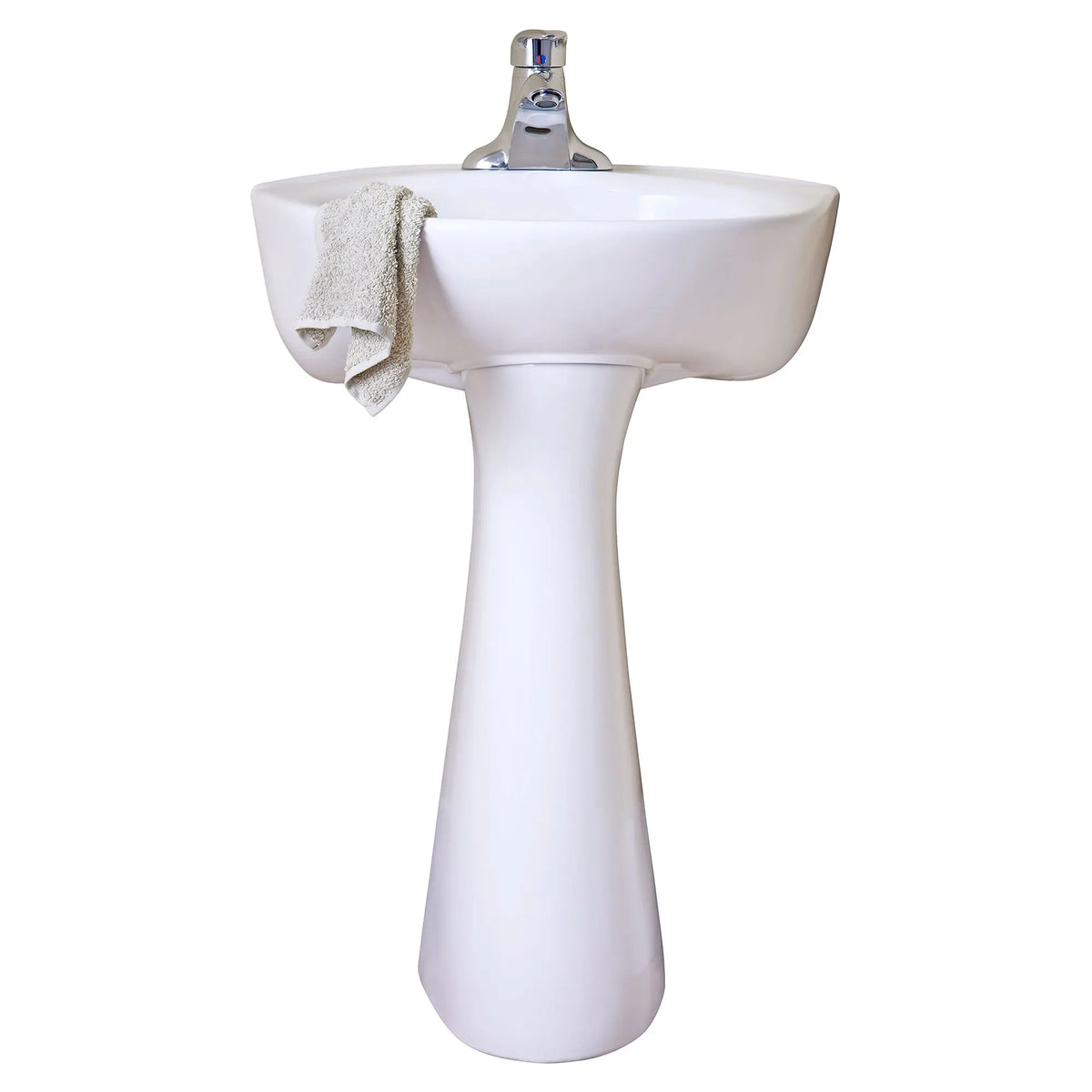 American Standard Cornice Center Hole Only Pedestal Sink Top and Leg Combination - White