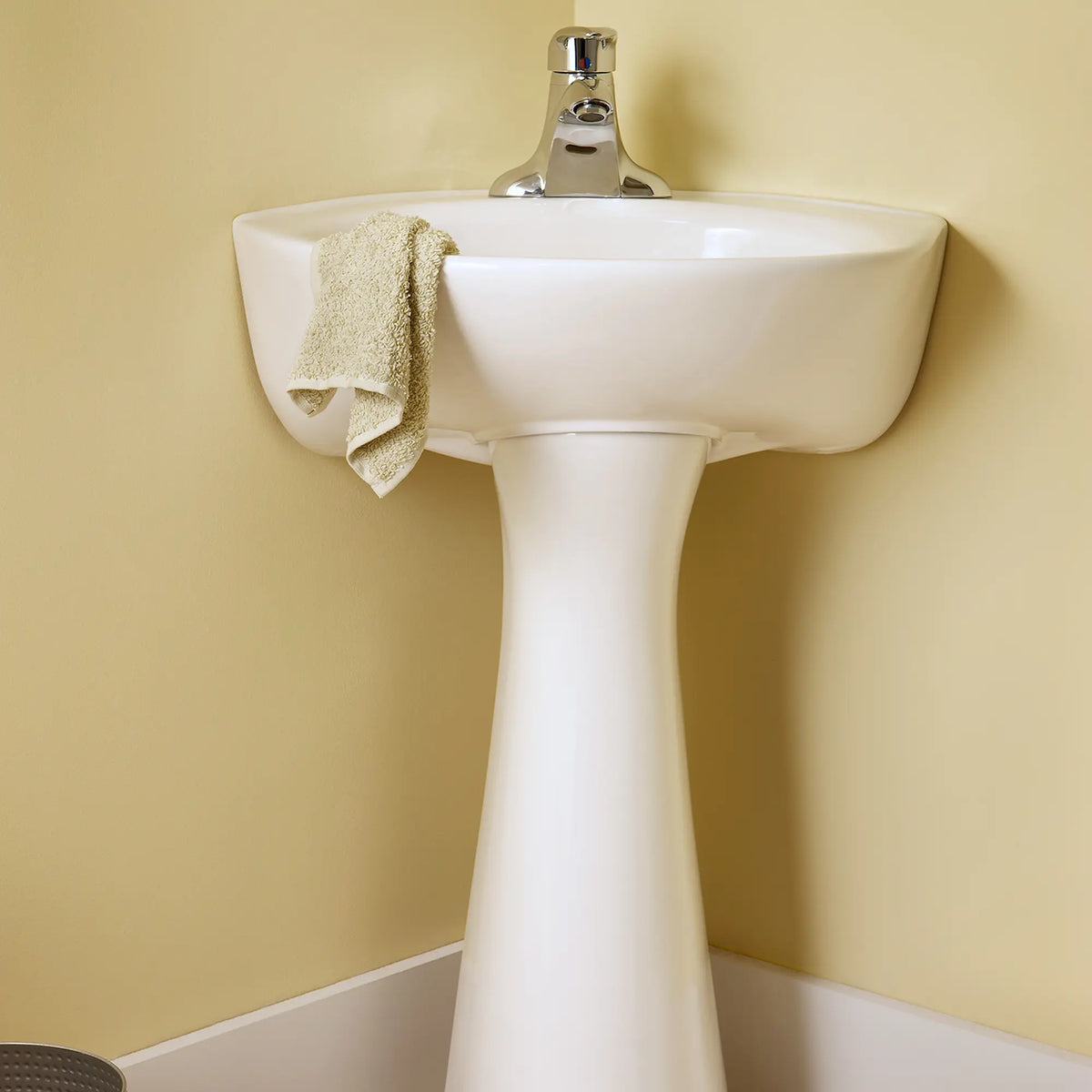 American Standard Cornice Center Hole Only Pedestal Sink Top and Leg Combination - details