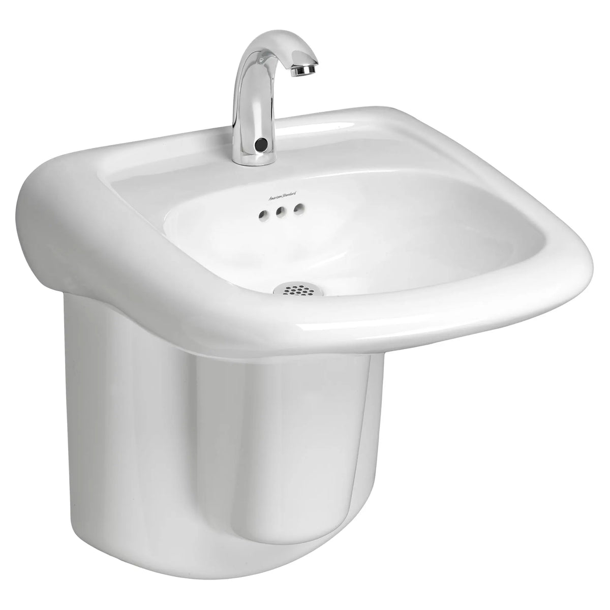 American Standard Murro Wall-Hung EverClean Sink With Center Hole Only - product view