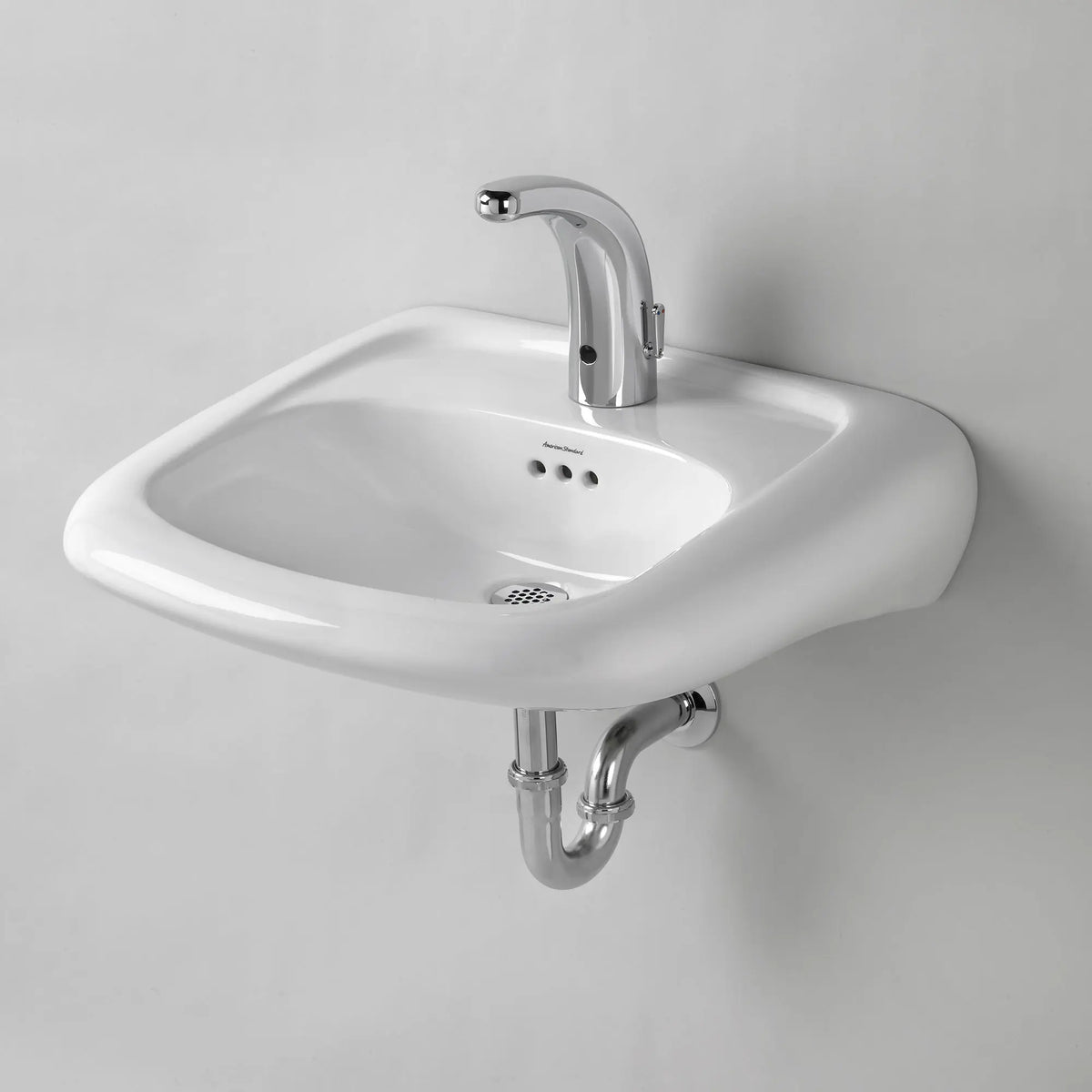American Standard Murro Wall-Hung EverClean Sink With Center Hole Only - details
