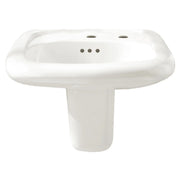 American Standard Murro Wall-Hung EverClean Sink With Center Hole Only and Extra Right-Hand Hole - White