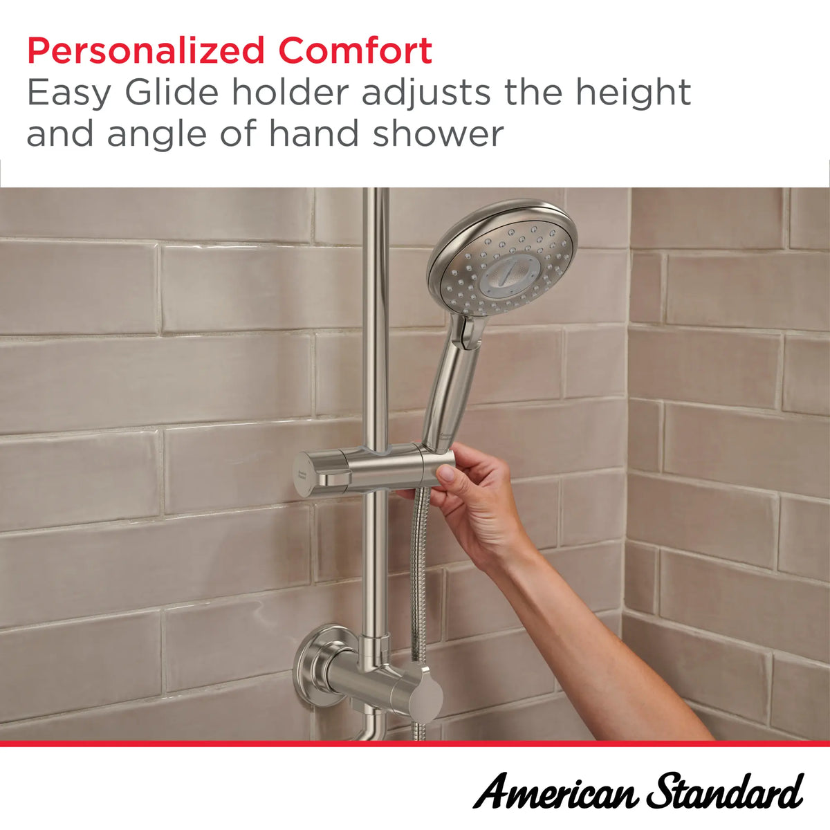 American Standard Spectra Versa 24-Inch 4-Function 1.8 gpm/6.8 L/min Hand Shower Kit - details