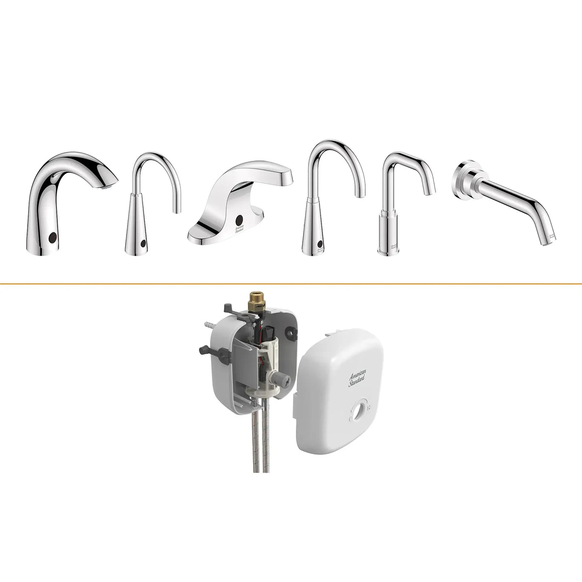 American Standard Solenoid + Thermostatic Mixing Valve Control Box, Dual Inlet - details
