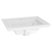 American Standard Town Square S Drop-In Sink With Center Hole Only - White