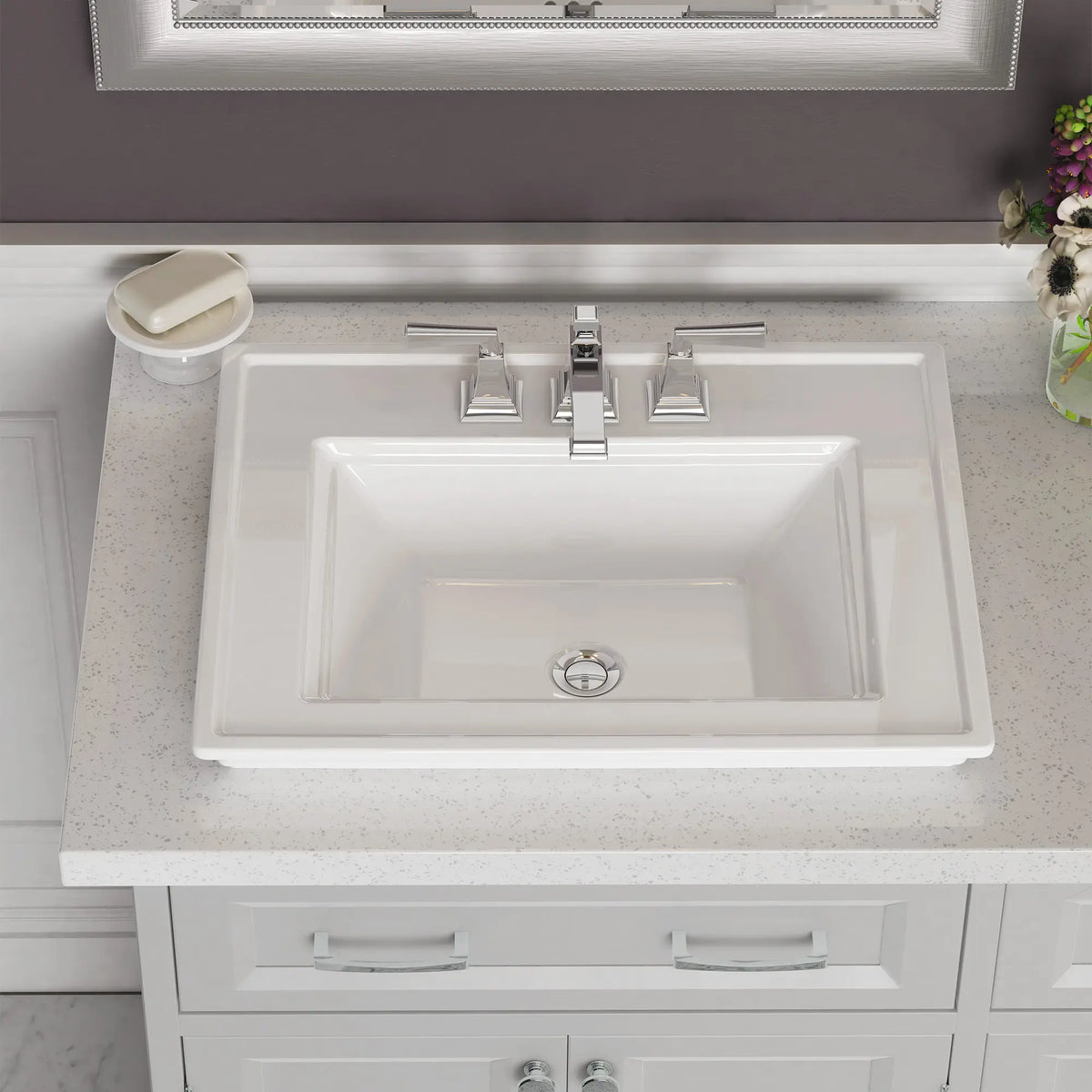 American Standard Town Square S Drop-In Sink With 4-Inch Centerset - details