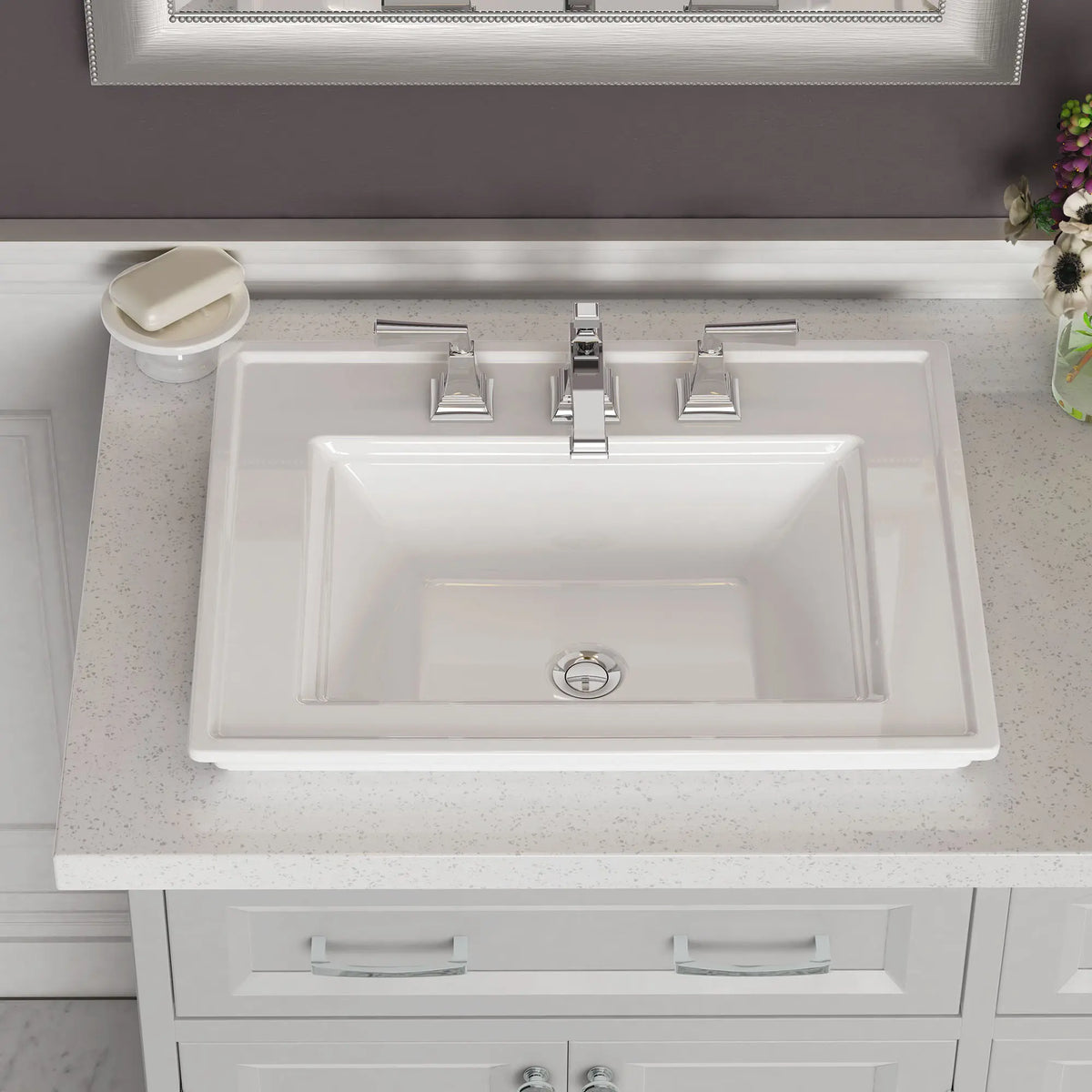 American Standard Town Square S Drop-In Sink With 8-Inch Widespread - details