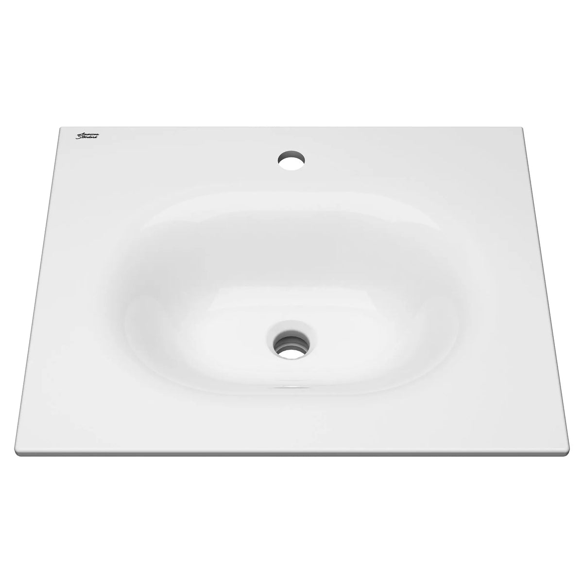 American Standard Studio S 24-Inch Vitreous China Vanity Sink Top Center Hole Only - White