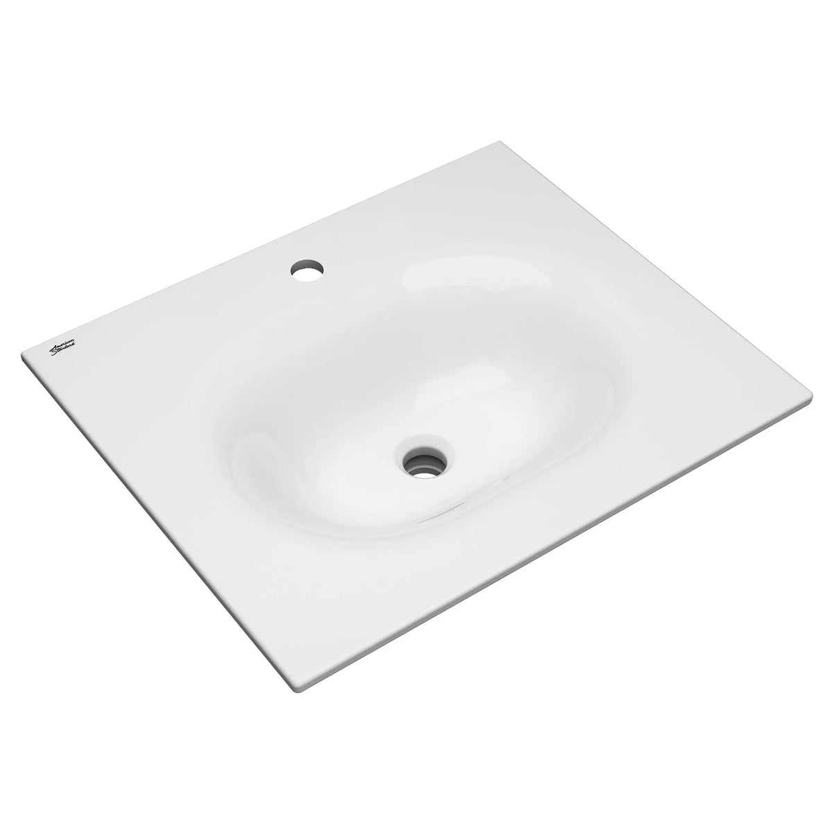 American Standard Studio S 24-Inch Vitreous China Vanity Sink Top Center Hole Only - product view