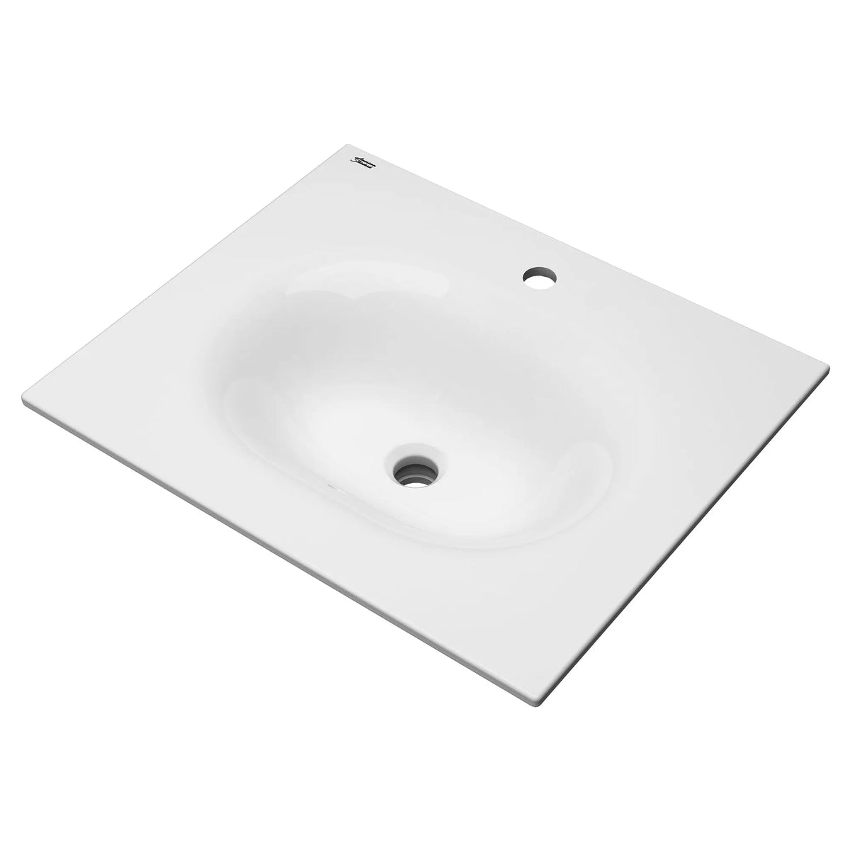 American Standard Studio S 24-Inch Vitreous China Vanity Sink Top Center Hole Only - details