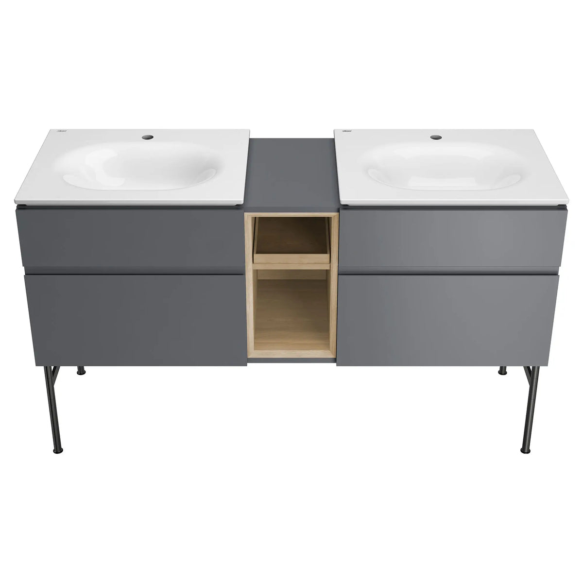 American Standard Studio S 24-Inch Vitreous China Vanity Sink Top Center Hole Only - details
