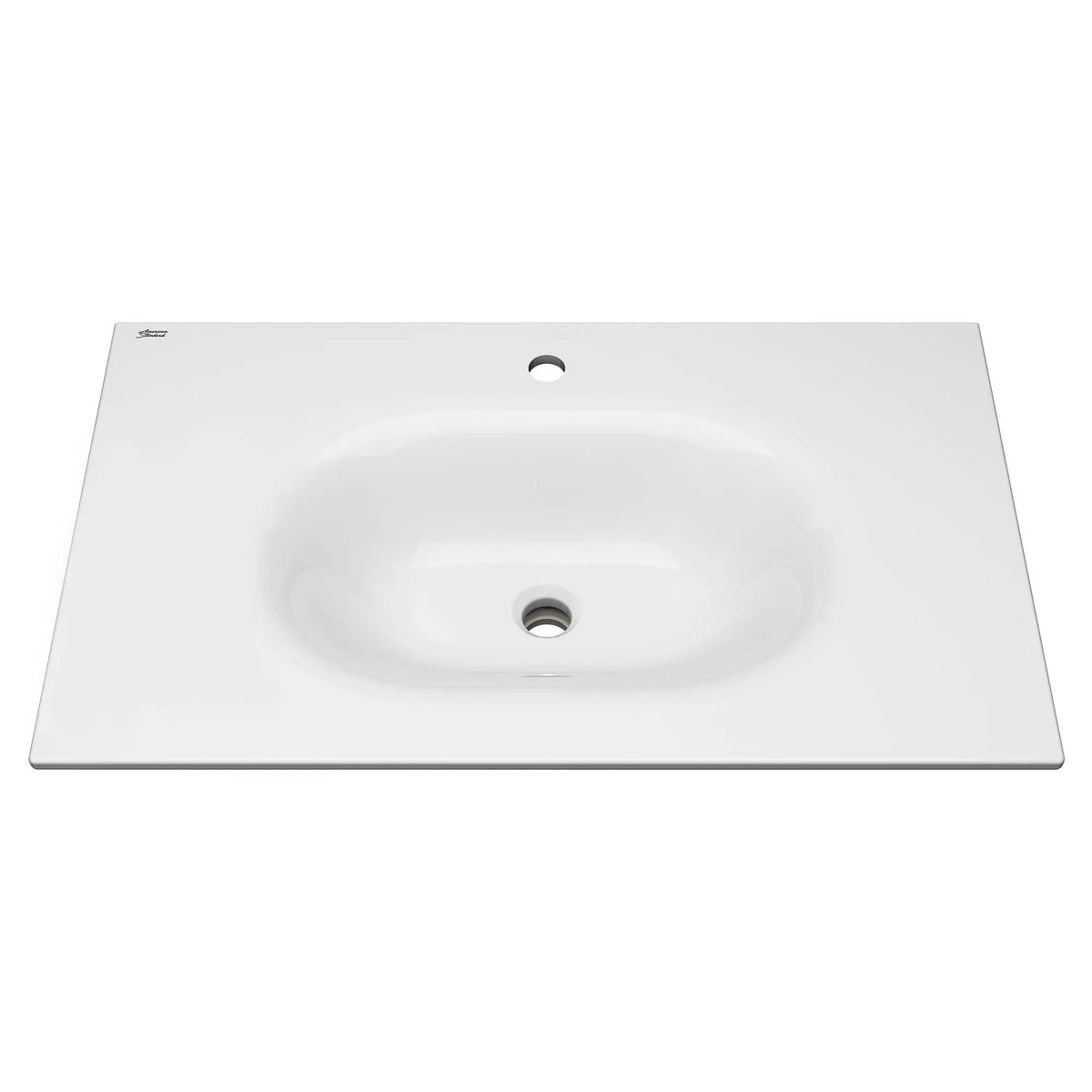 American Standard Studio S 33-Inch Vitreous China Vanity Sink Top Center Hole Only - White