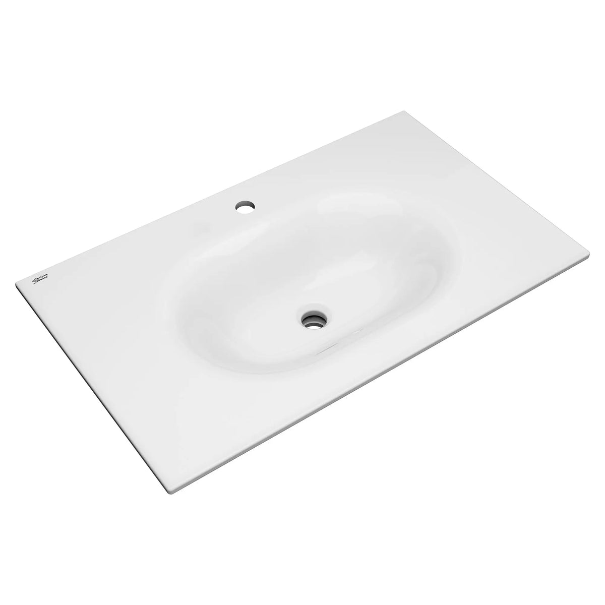 American Standard Studio S 33-Inch Vitreous China Vanity Sink Top Center Hole Only - product view