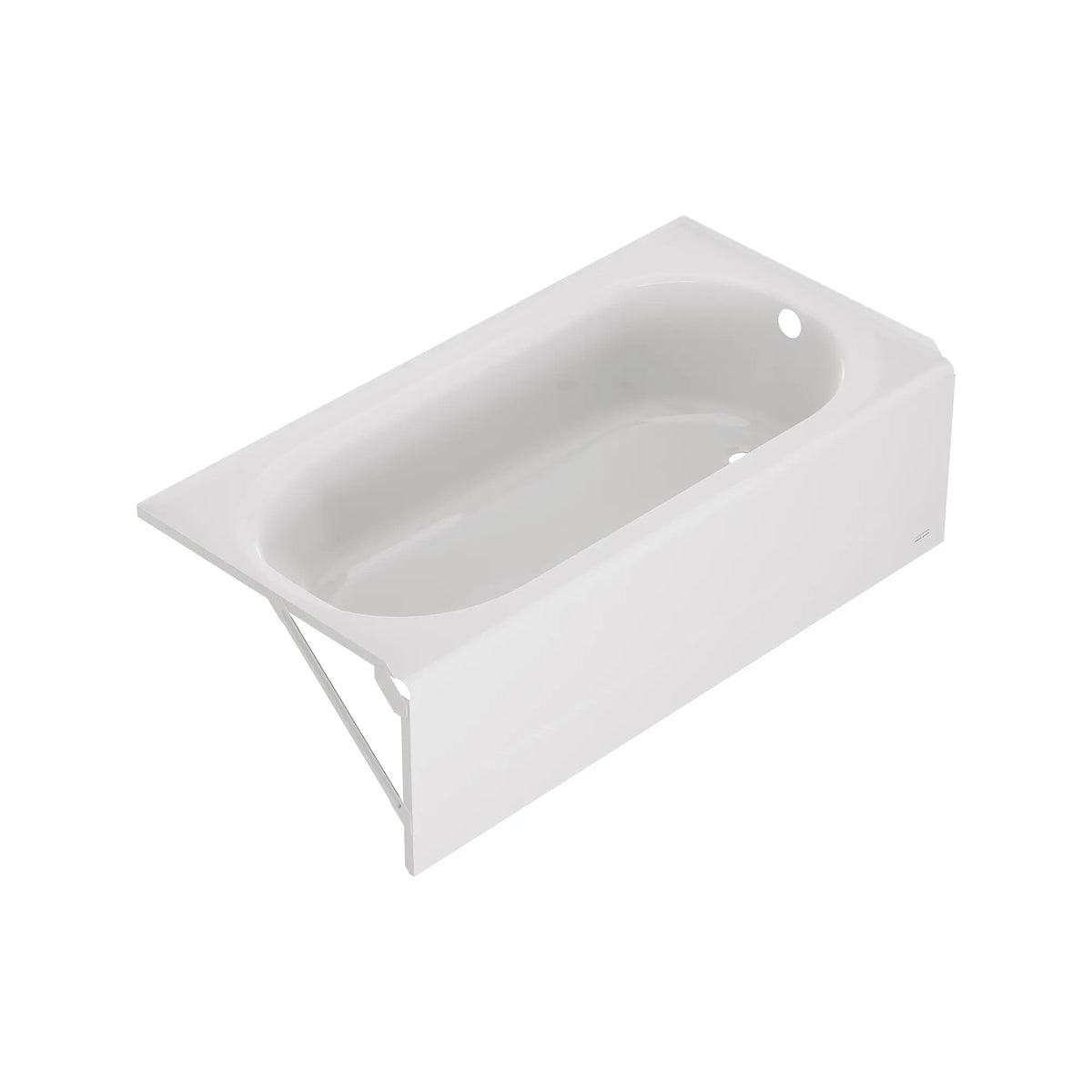 American Standard Princeton PRO Steel 60 x 30-inch Above Floor Rough Integral Apron Bathtub with Right-Hand Outlet - details
