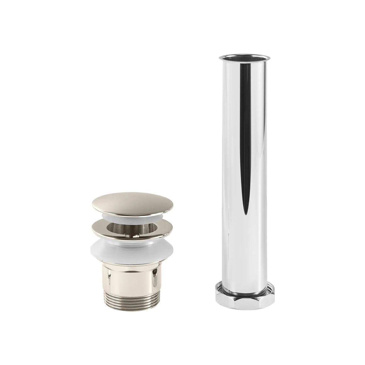 American Standard Townsend Freestanding Bathtub Overflow Cover and Drain Kit 1582000 - Polished Nickel