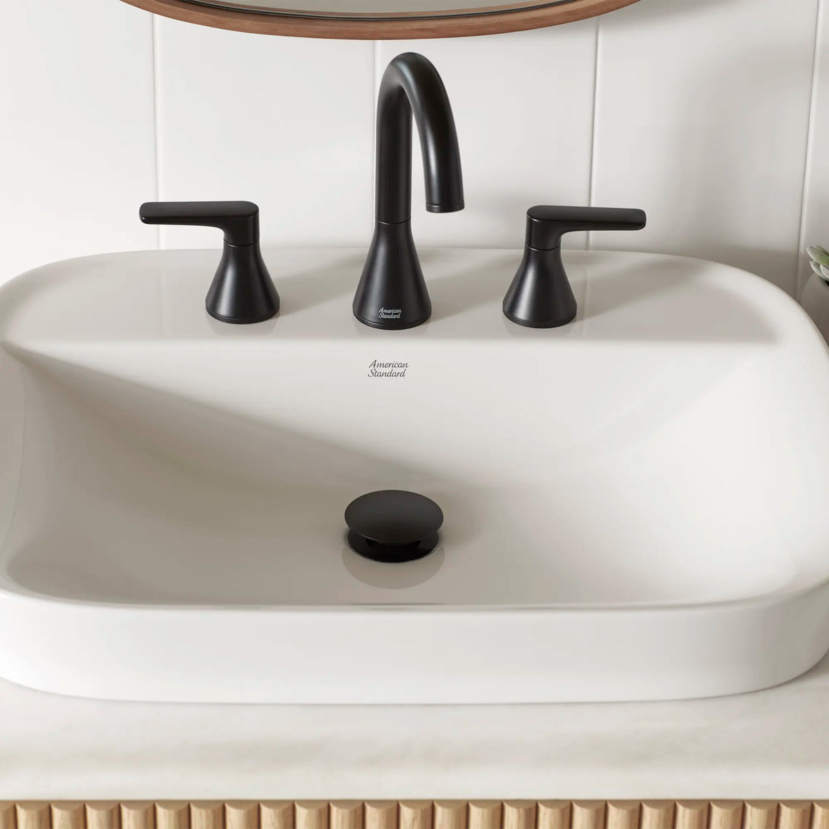 American Standard Aspirations Above Counter Sink With 8-Inch Centers - details