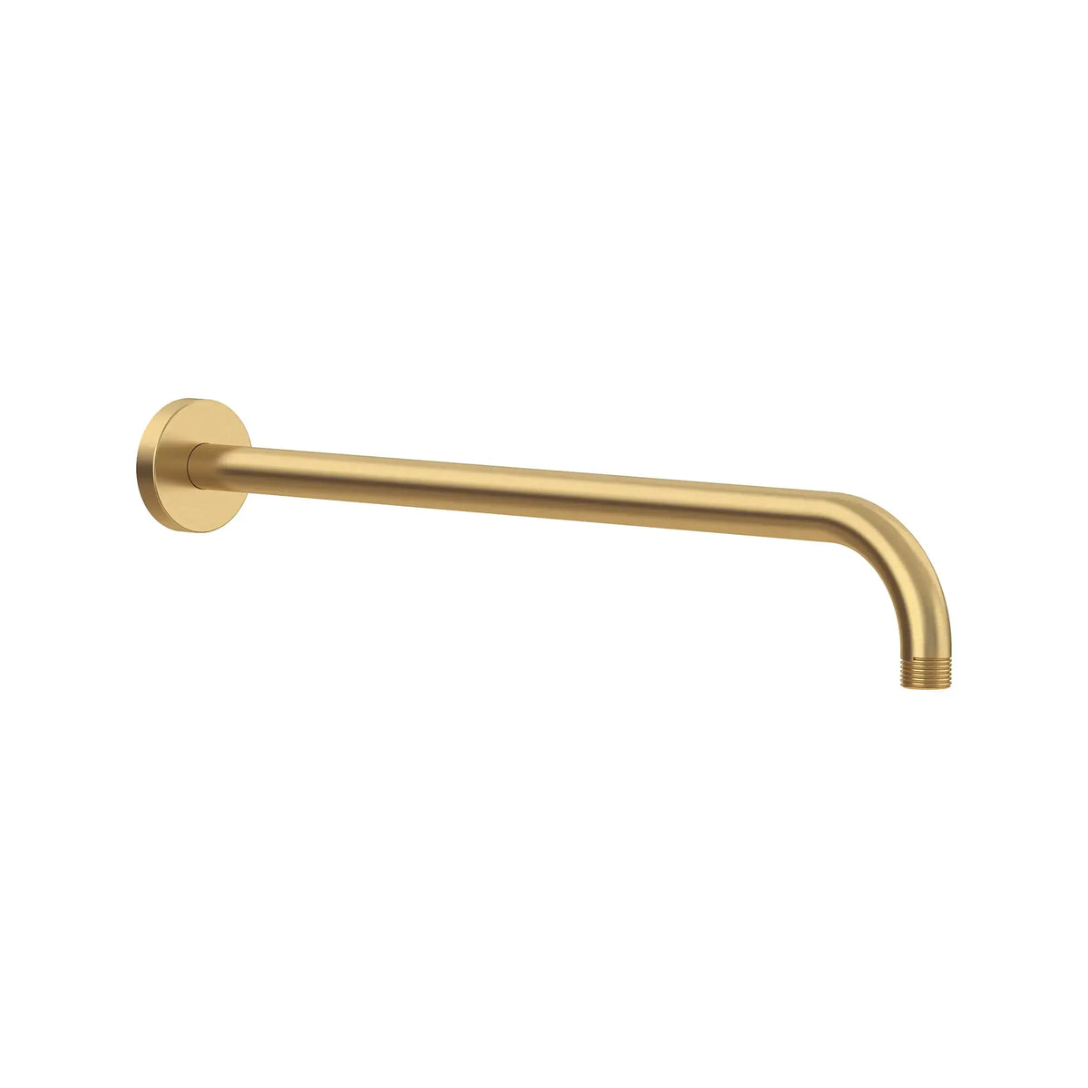 American Standard 18-Inch Wall Mount Right Angle Showerhead Arm - Brushed Cool Sunrise