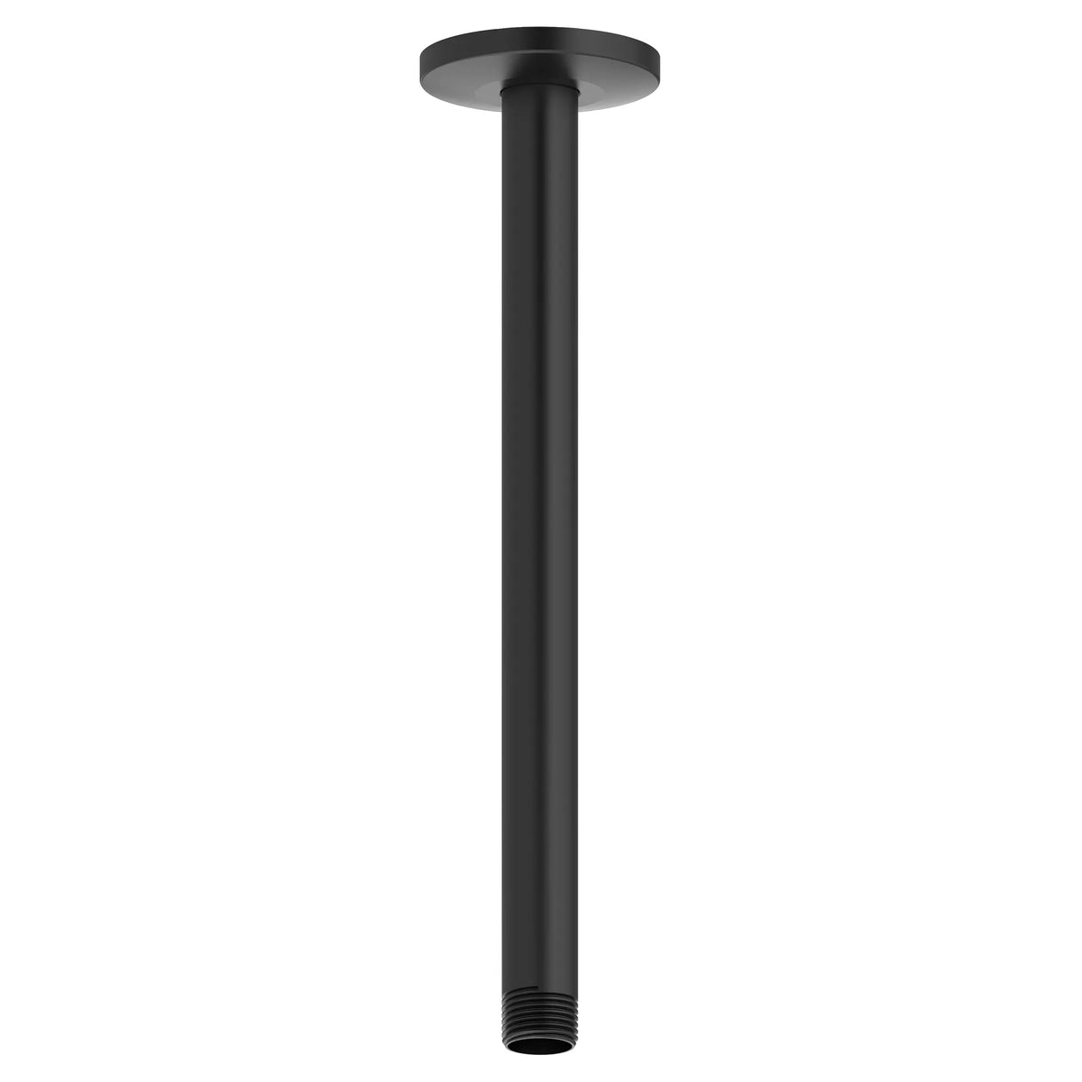 American Standard Rain 12-Inch Ceiling Mount Rain Showerhead Arm - Matte Black