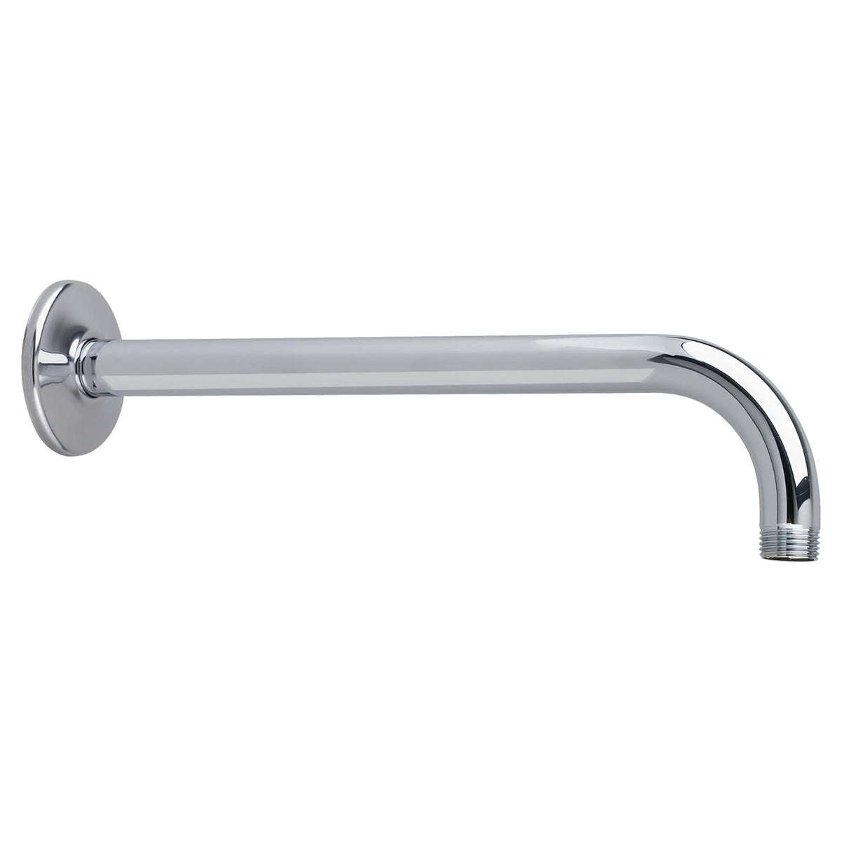 American Standard Rain 12-Inch Wall Mount Right Angle Rain Showerhead Arm - Polished Chrome