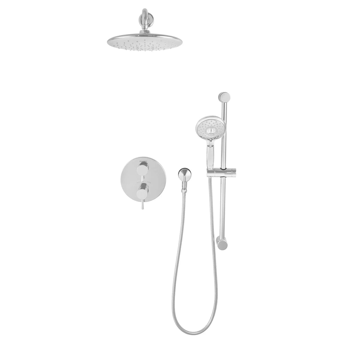 American Standard Rain 12-Inch Wall Mount Right Angle Rain Showerhead Arm - details