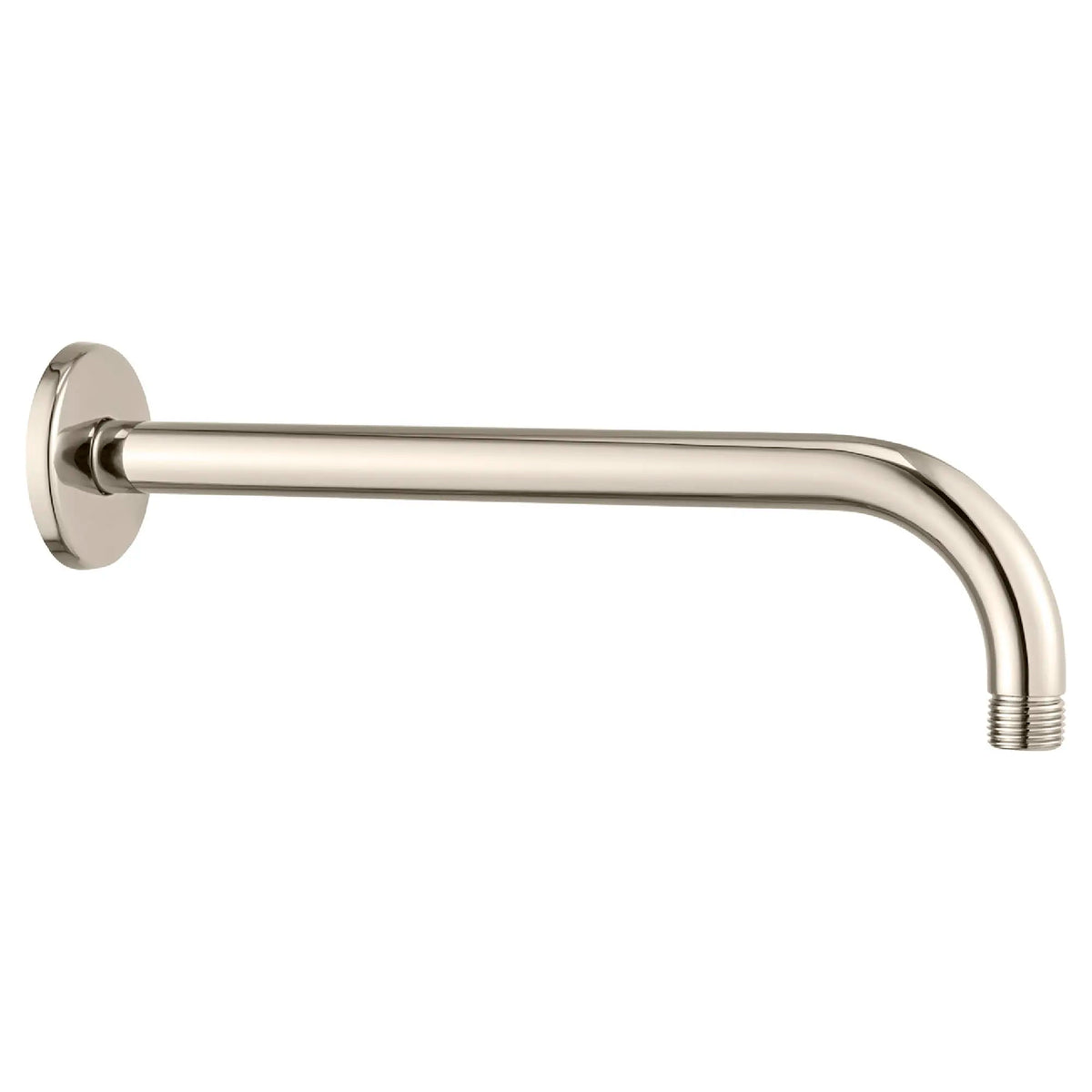American Standard Rain 12-Inch Wall Mount Right Angle Rain Showerhead Arm - Polished Nickel