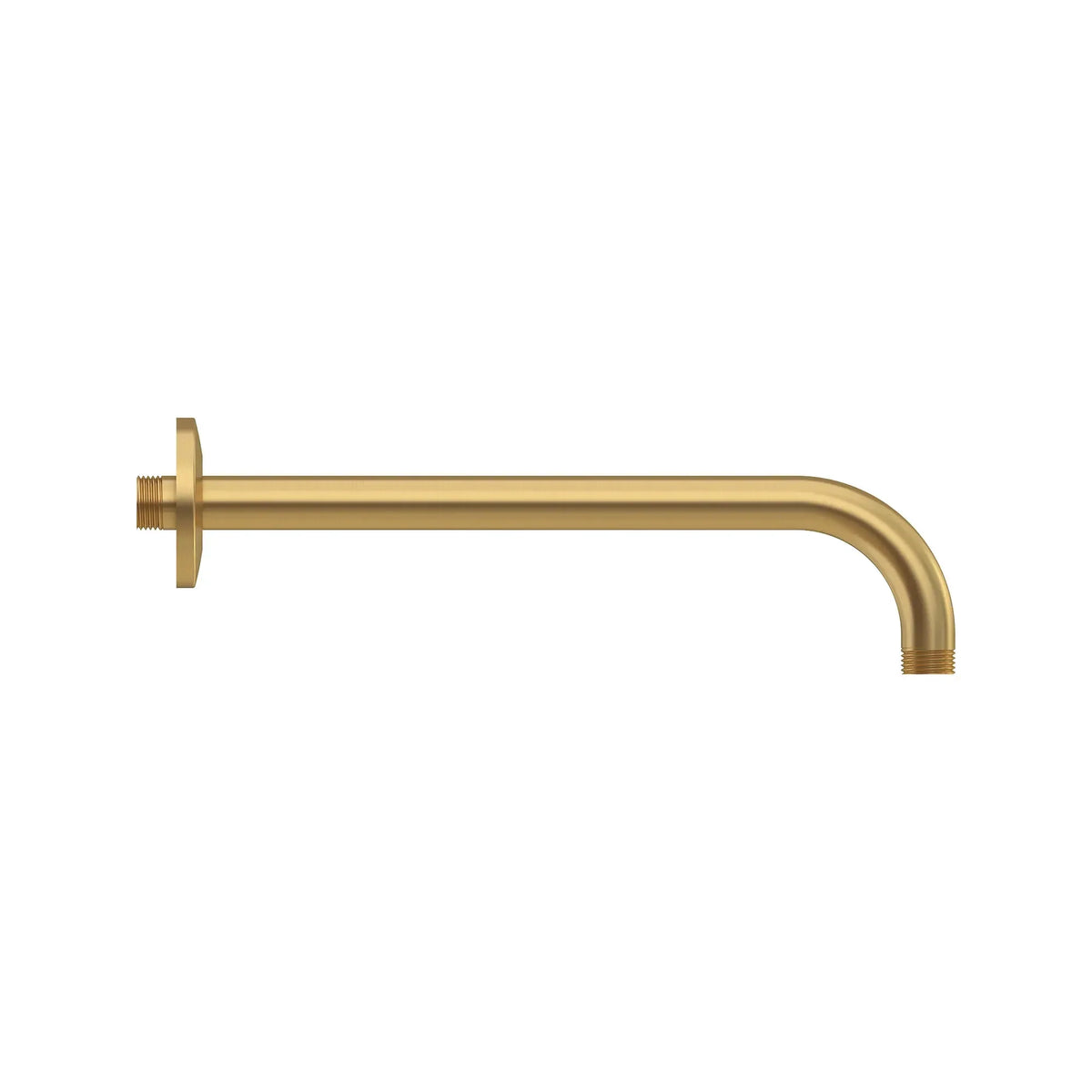 American Standard Rain 12-Inch Wall Mount Right Angle Rain Showerhead Arm - Brushed Cool Sunrise