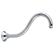 American Standard Rain 12-Inch Wall Mount Shepherd's Hook Rain Showerhead Arm - Polished Chrome