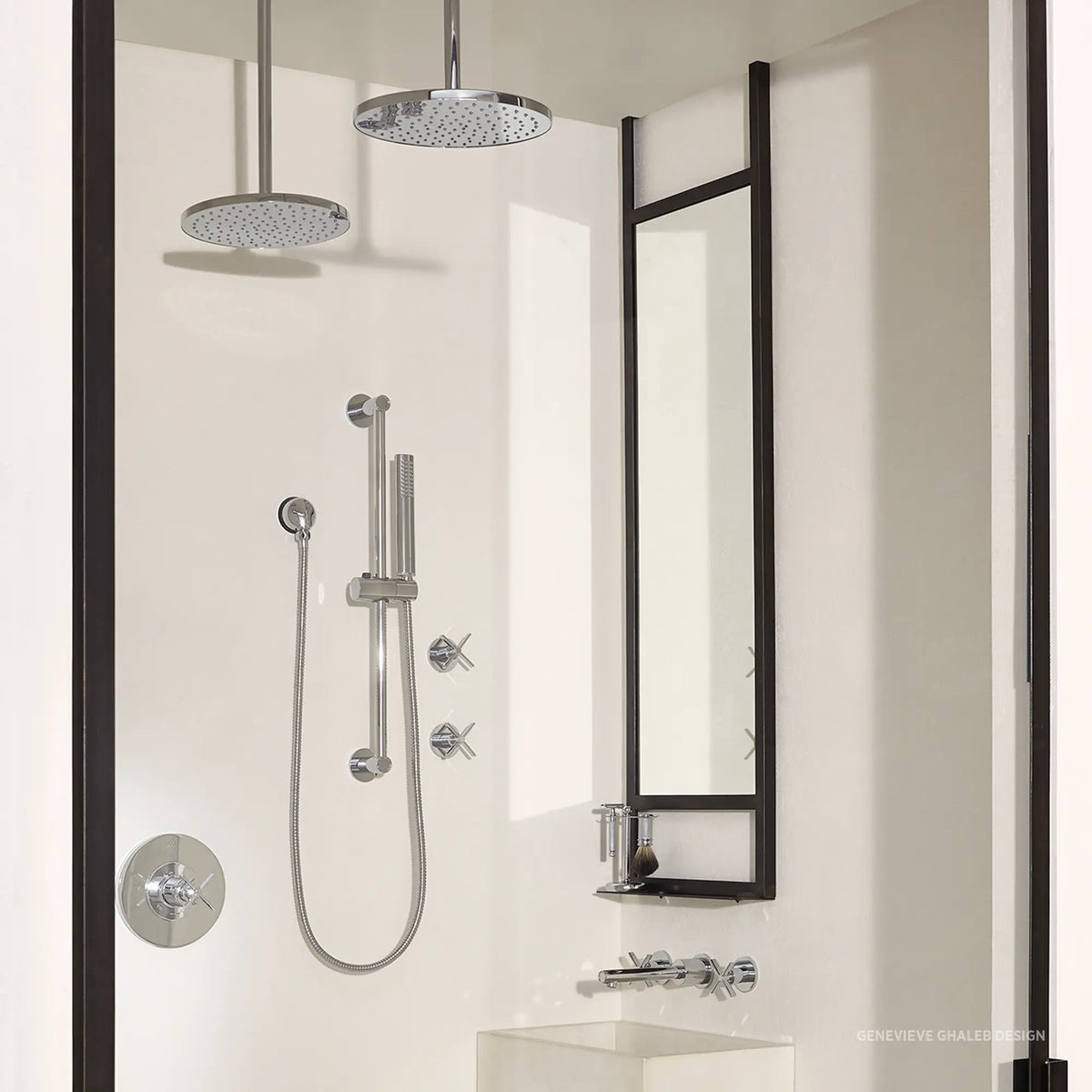 American Standard Modern 10-Inch 2.5 gpm/9.5 L/min Rain Showerhead - details