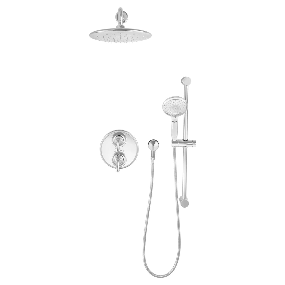 American Standard Round 30-Inch Shower Slide Bar - details