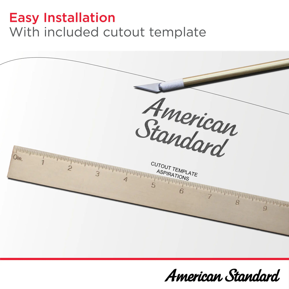 American Standard Aspirations Drop-In Sink With 8-Inch Centers - details