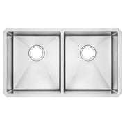 American Standard Pekoe 29 x 18-Inch Stainless Steel Undermount Double Bowl Kitchen Sink - Stainless Steel