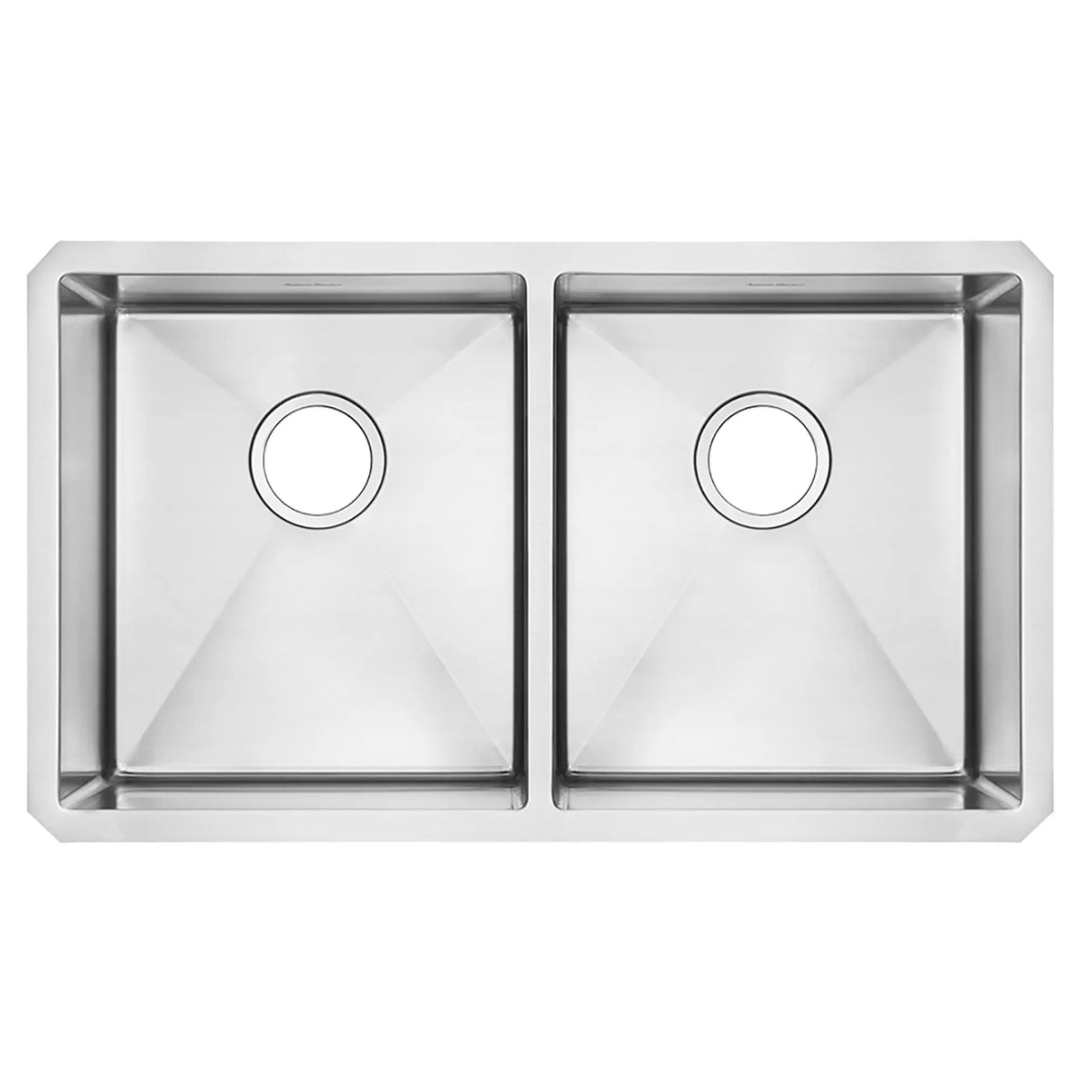 American Standard Pekoe 29 x 18-Inch Stainless Steel Undermount Double Bowl Kitchen Sink - Stainless Steel