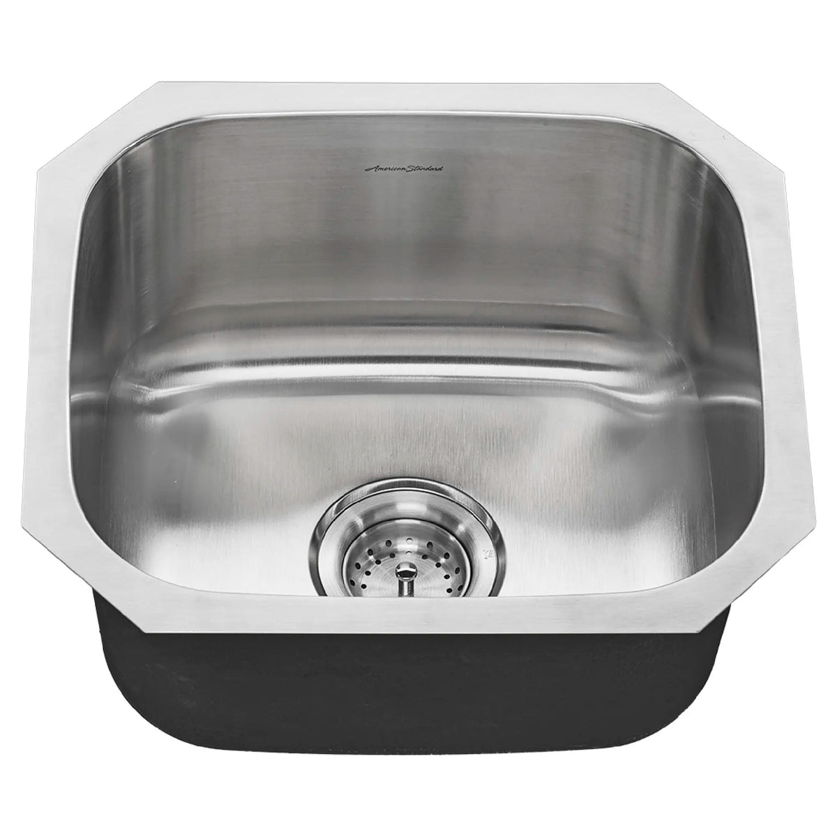 American Standard Portsmouth 18 x 16-Inch Stainless Steel Undermount Single Bowl Kitchen Sink - details