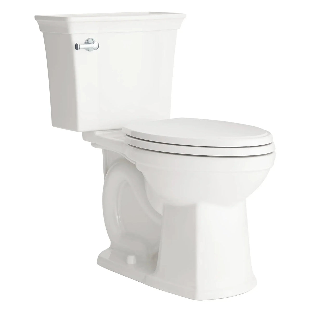 American Standard Estate VorMax Two-Piece 1.28 gpf/4.8 Lpf Chair Height Elongated Toilet less Seat - product view