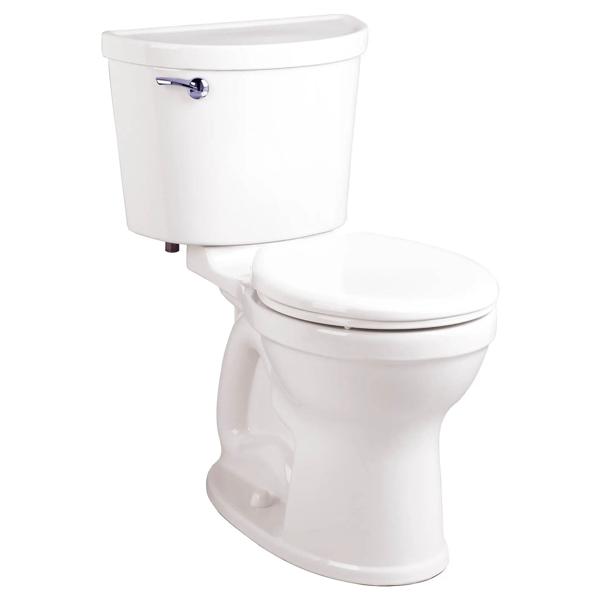 American Standard Champion PRO Two-Piece 1.6 gpf/6.0 Lpf Chair Height Round Front Toilet Less Seat - White