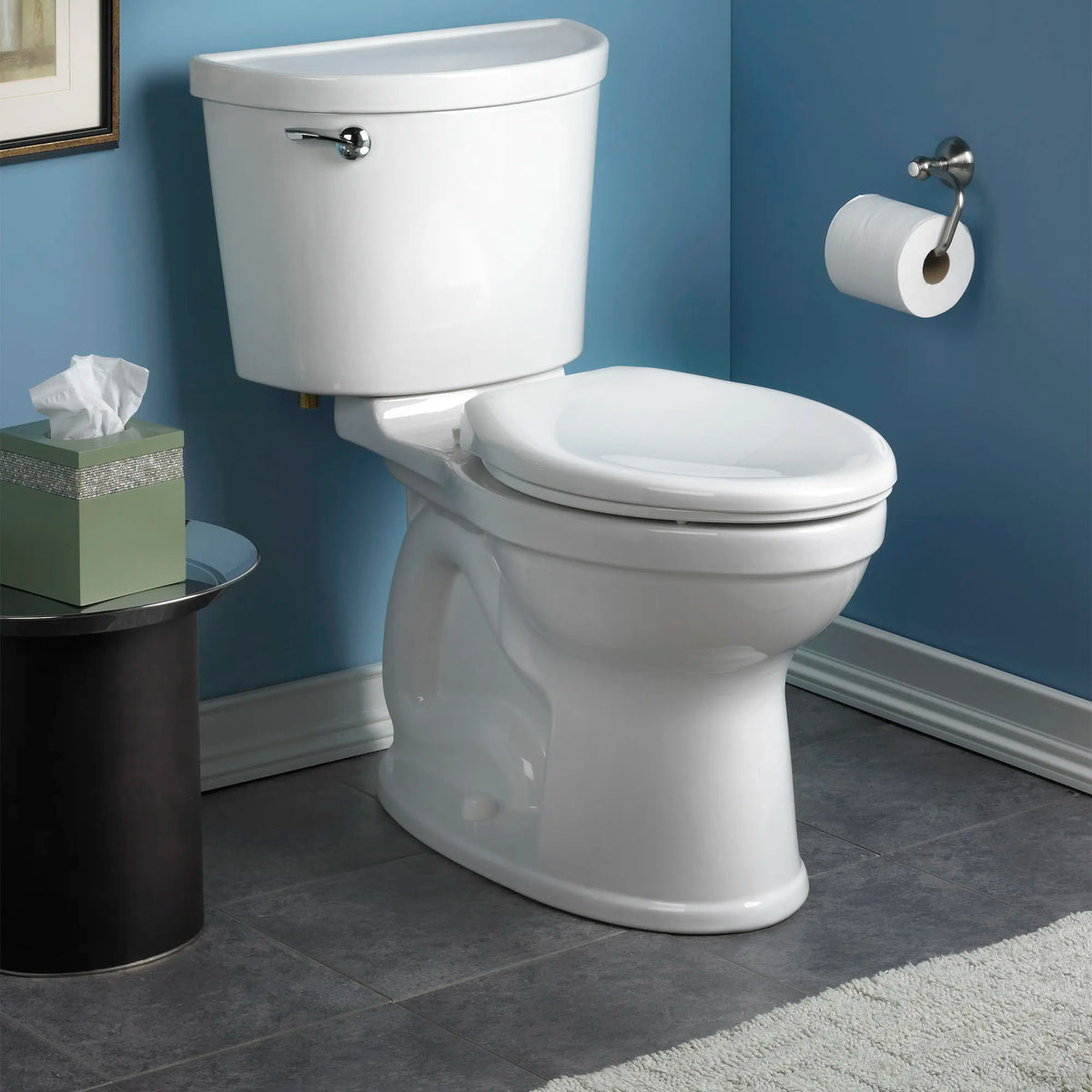 American Standard Champion PRO Two-Piece 1.28 gpf/4.8 Lpf Standard Height Elongated Toilet Less Seat - details