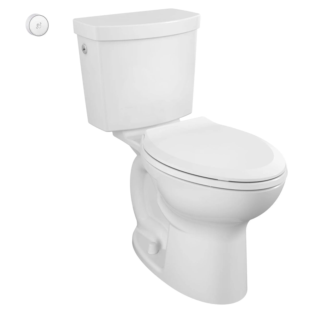 American Standard Cadet Touchless Chair Height Elongated Toilet Less Seat - details