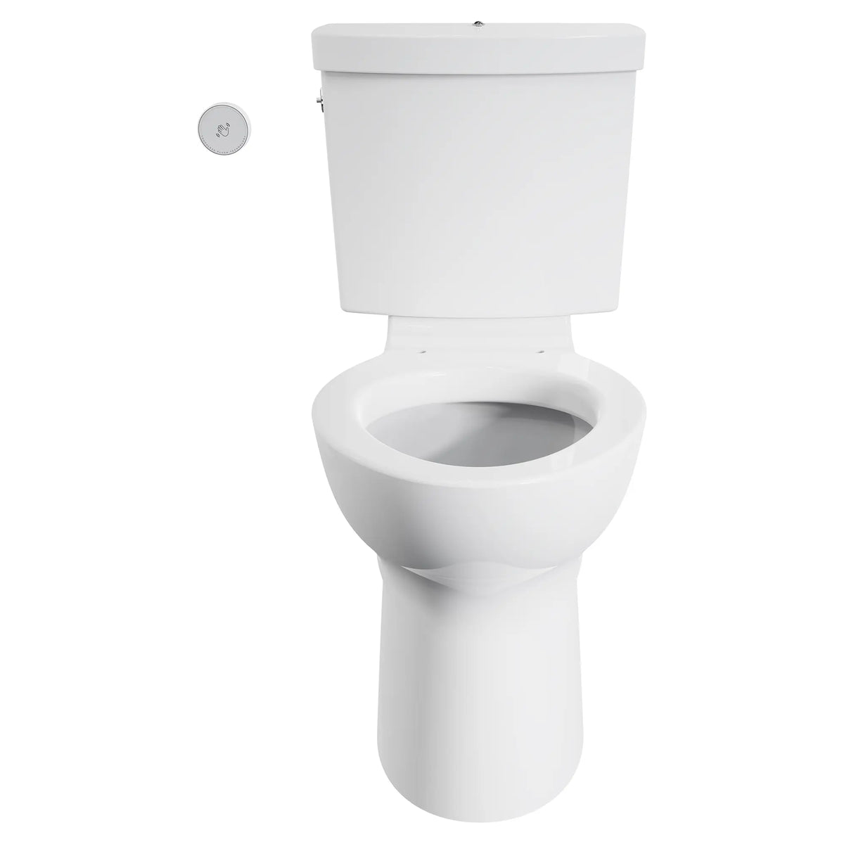 American Standard Cadet Touchless Chair Height Elongated Toilet with Locking Device - Less Seat - product view