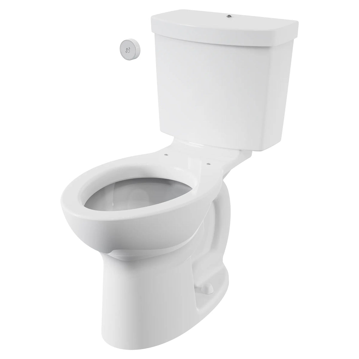 American Standard Cadet Touchless Chair Height Elongated Toilet with Locking Device - Less Seat - details