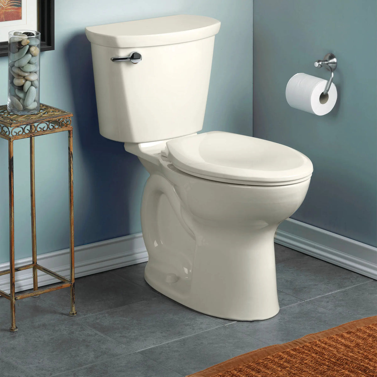 American Standard Cadet PRO Two-Piece 1.6 gpf/6.0 Lpf Chair Height Elongated 10-Inch Rough Toilet Less Seat - details